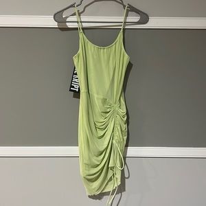 the kript ariana dress in lime